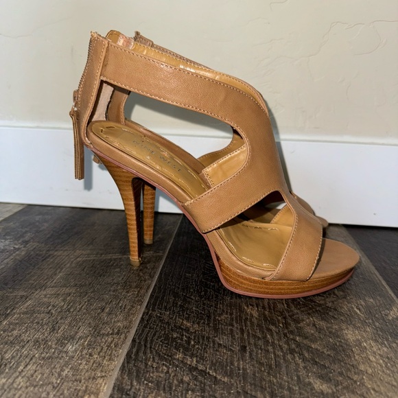 Nine West Womens Tan Heels - Picture 2 of 5